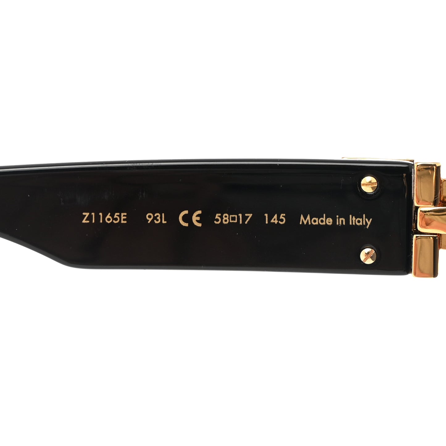 Acetate 1.1 Millionaires Sunglasses Z1165E Black