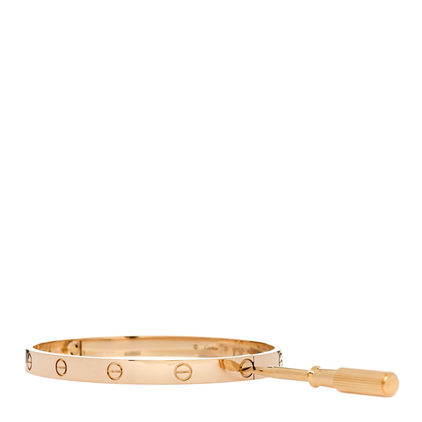 18K Yellow Gold LOVE Bracelet 20