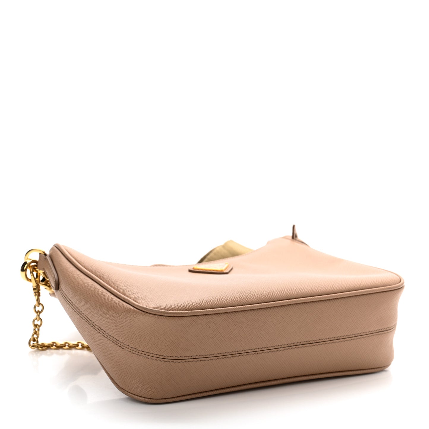 Saffiano Re-Edition 2005 Shoulder Bag Cammeo Beige