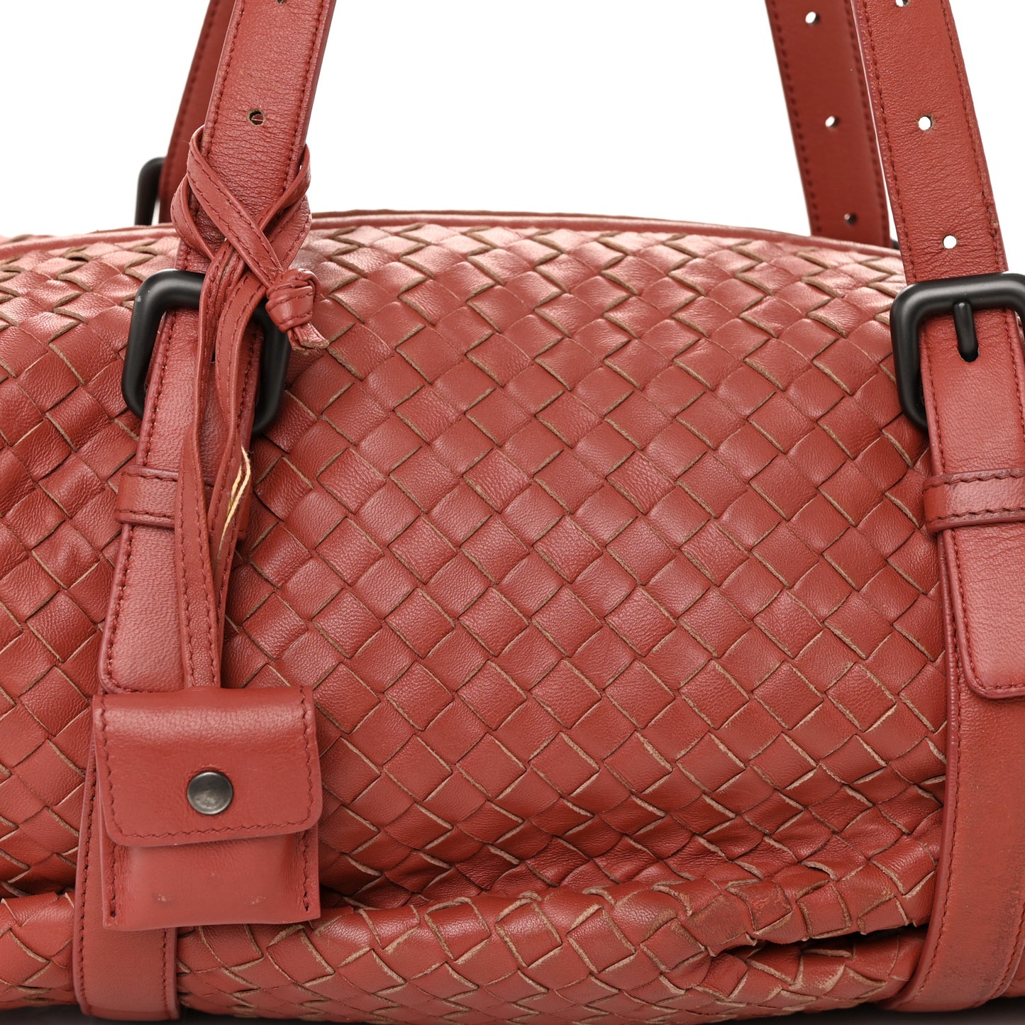 Nappa Intrecciato Montaigne Rings Satchel Pompei
