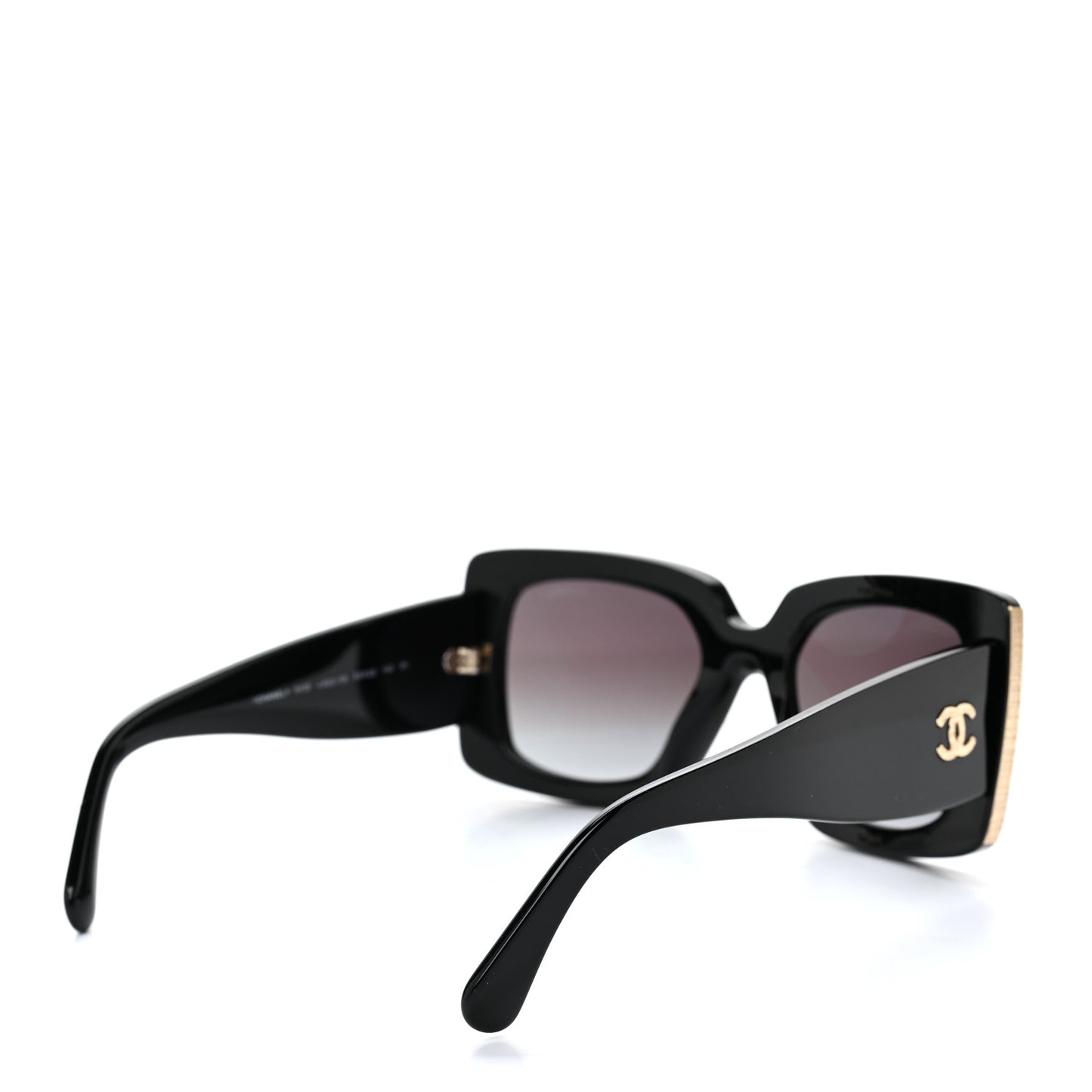 Acetate Rectangle Sunglasses 5435 Black