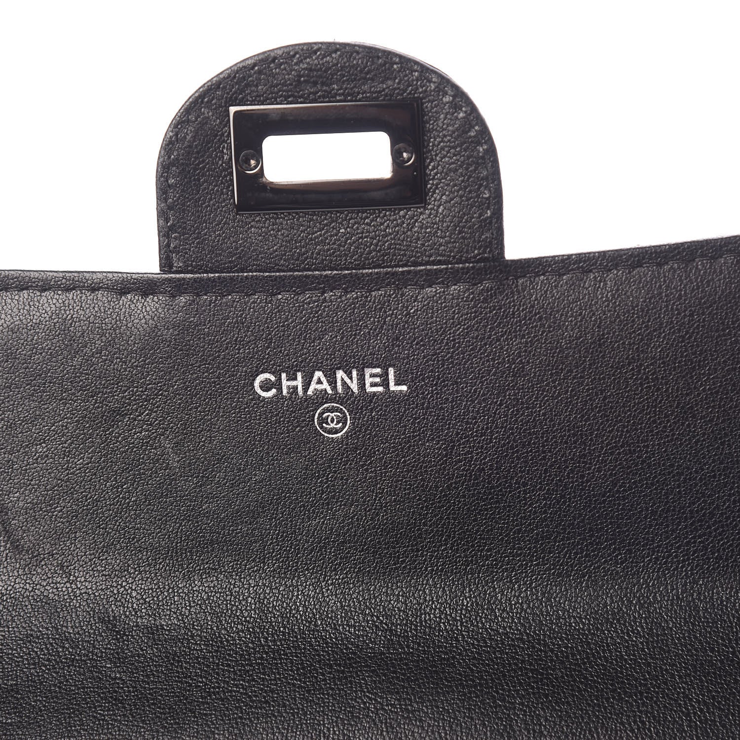 Chanel Sheepskin Chevron Quilted 2.55 Reissue Flap Wallet So Black 6 of 17