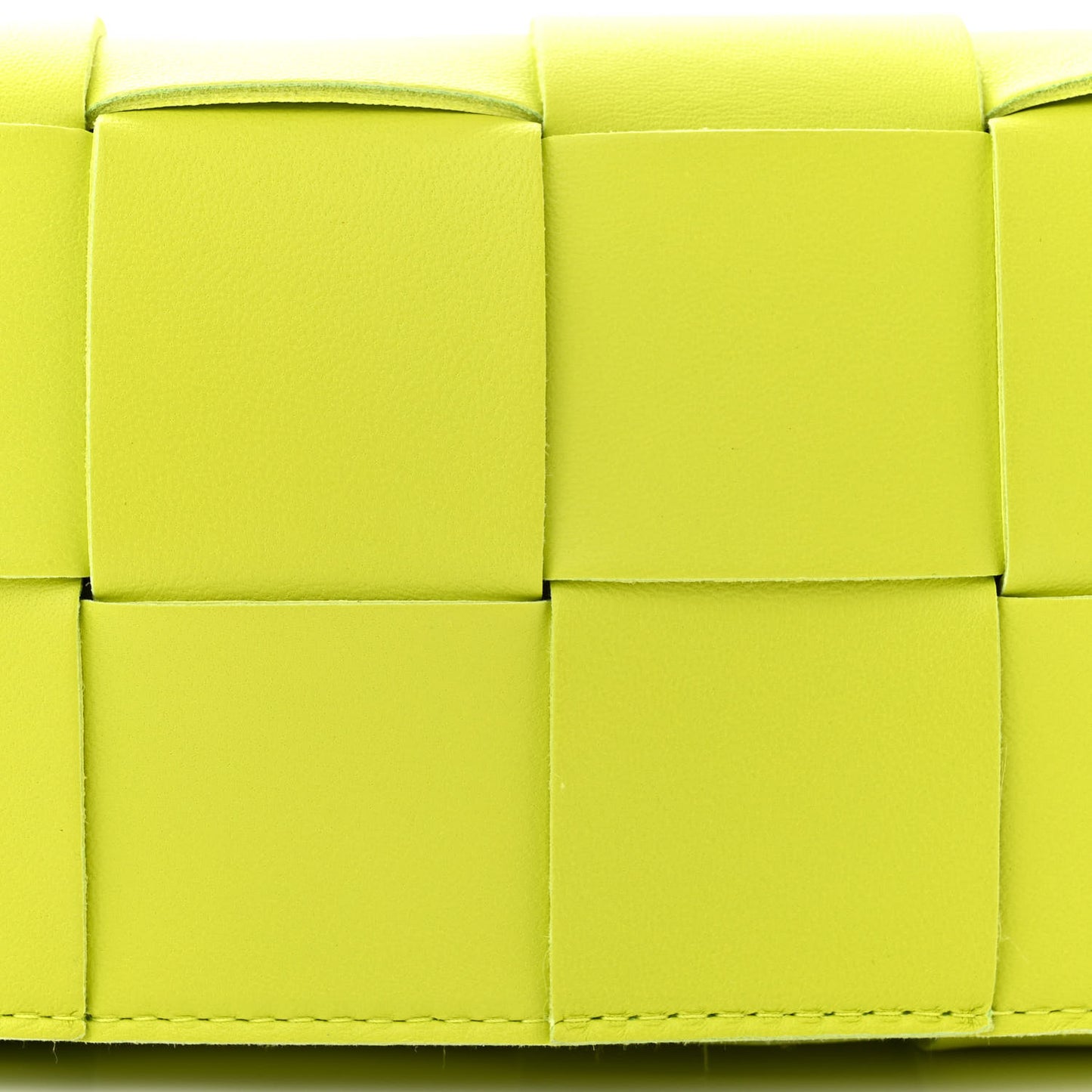 Nappa Intreccio Cassette Belt Bag Kiwi