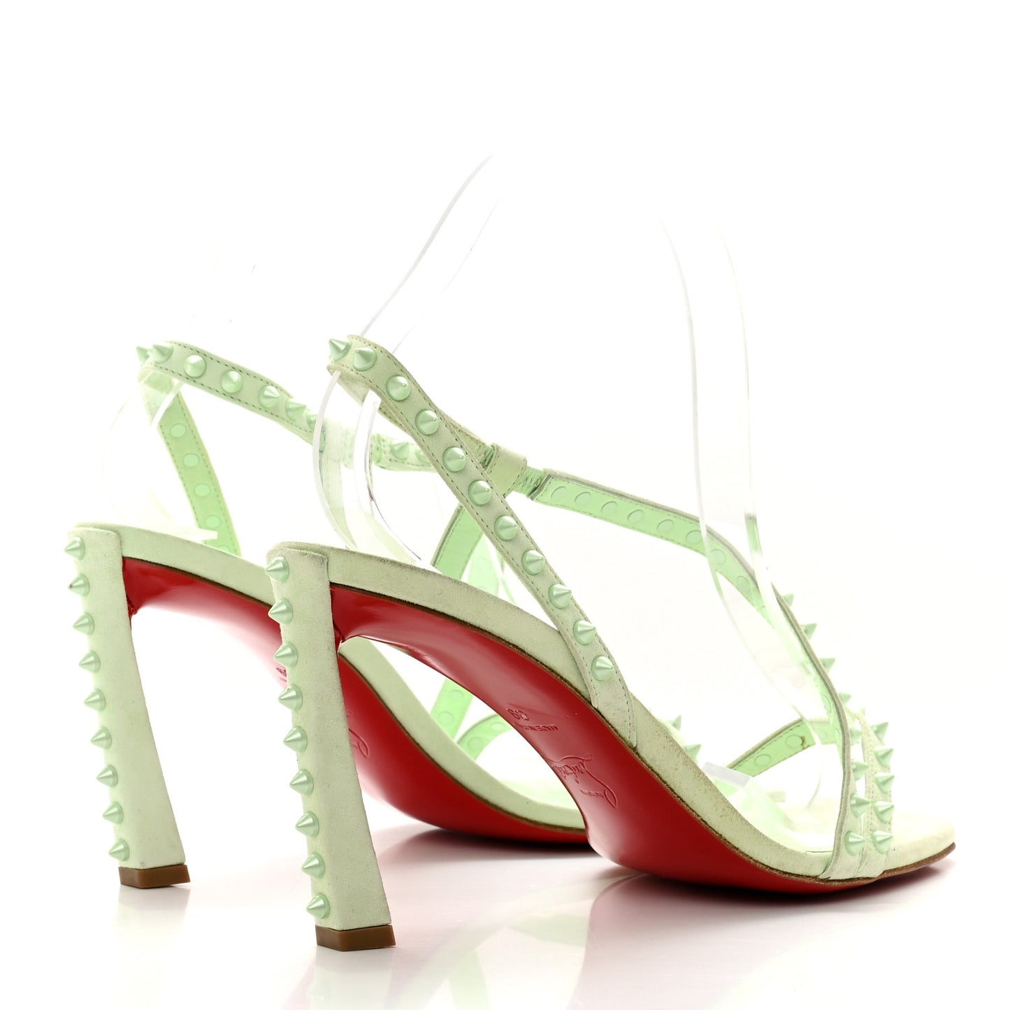 Suede Rosa Condorapik 85 Spiked Sandals 39 Studio Green
