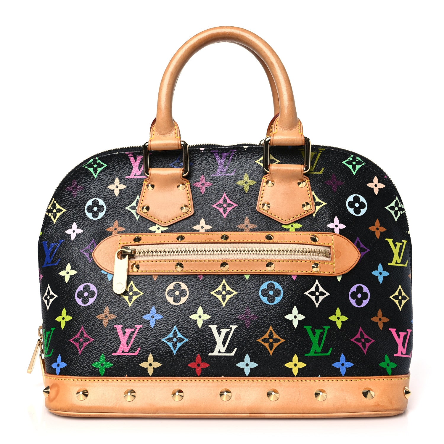 Louis Vuitton Monogram Multicolor Alma PM Black 1 of 11