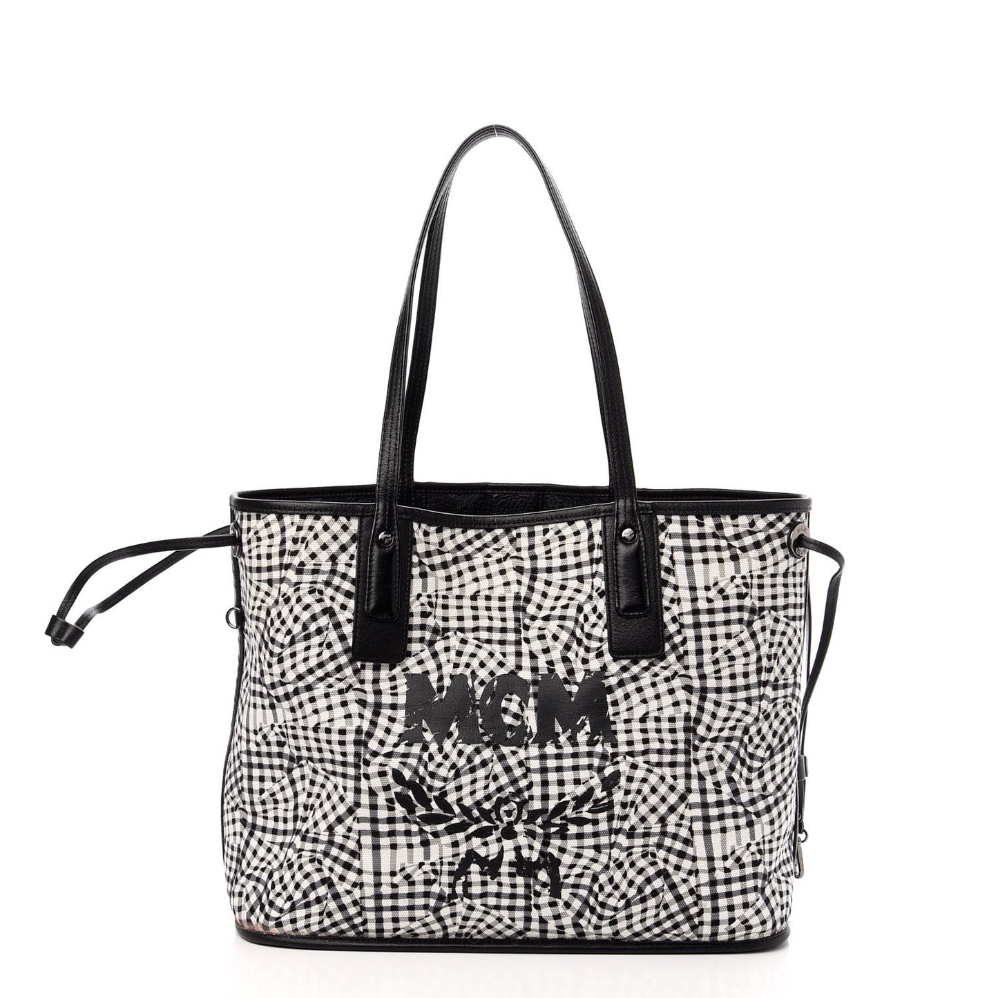 Visetos Medium Liz Reversible Shopper Tote Black