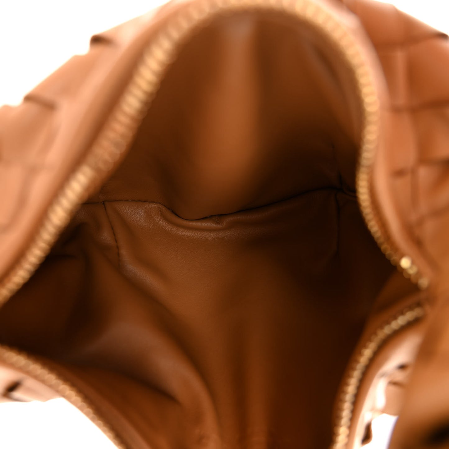 Nappa Intrecciato Mini Jodie Caramel