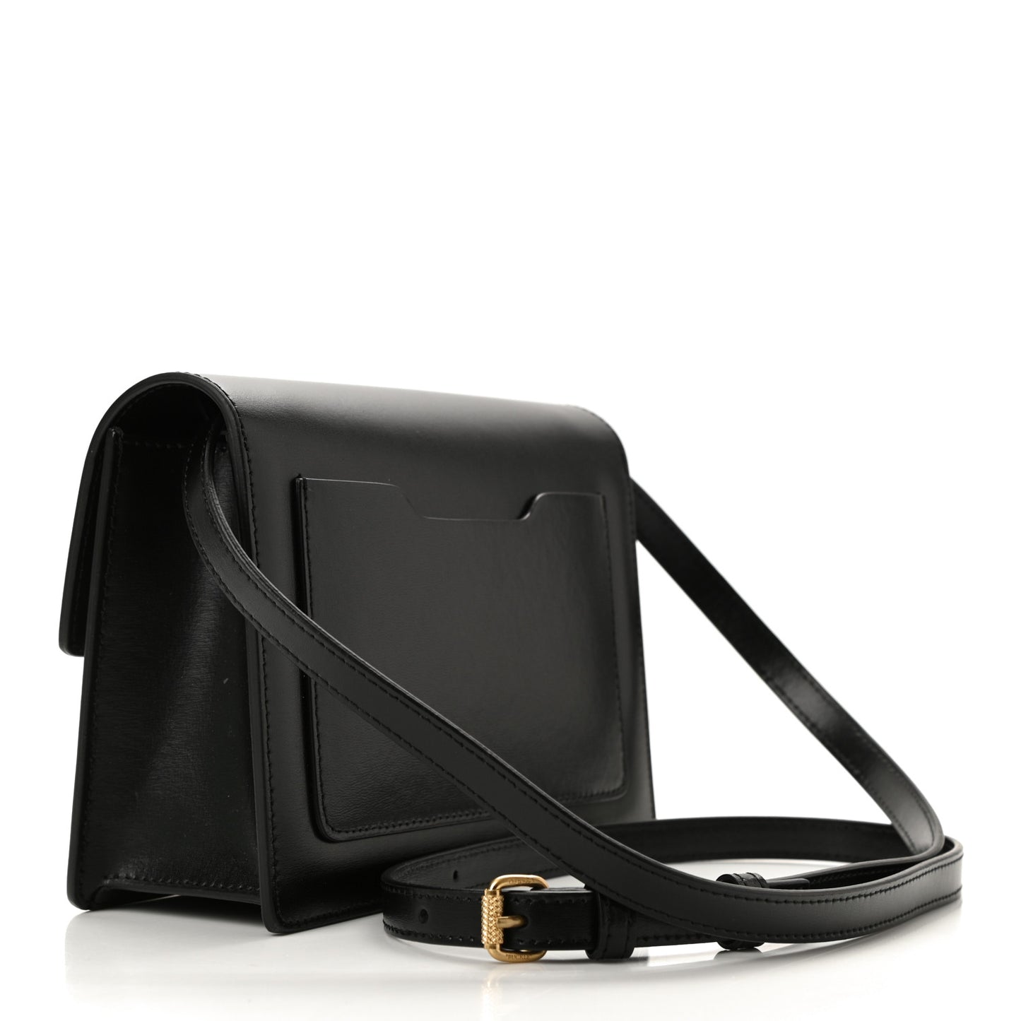 Calfskin Jitney 2.0 Crossbody Bag Black
