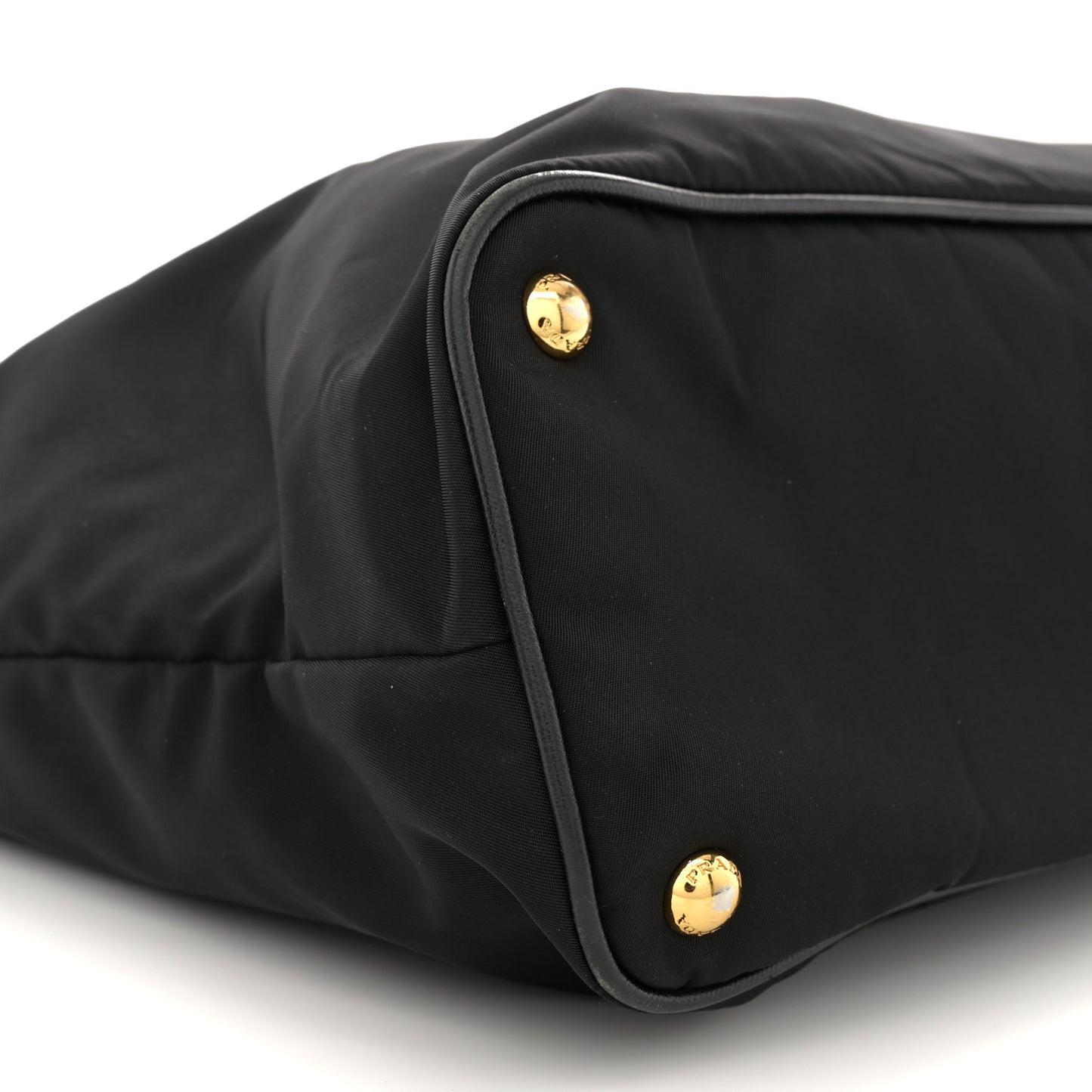 Tessuto Nylon Saffiano Tote Black