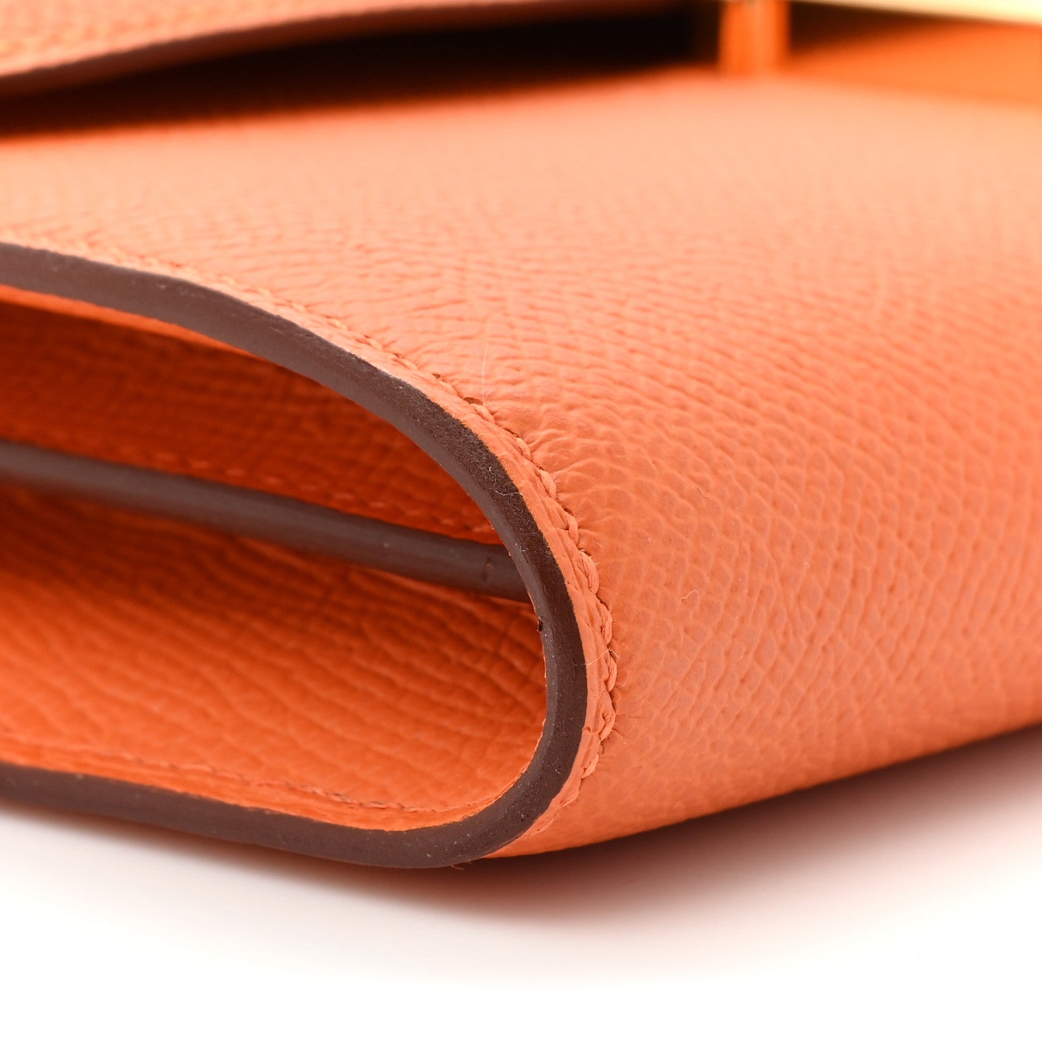 Hermes Epsom Constance Long Wallet To Go Wallet Orange 10 of 10