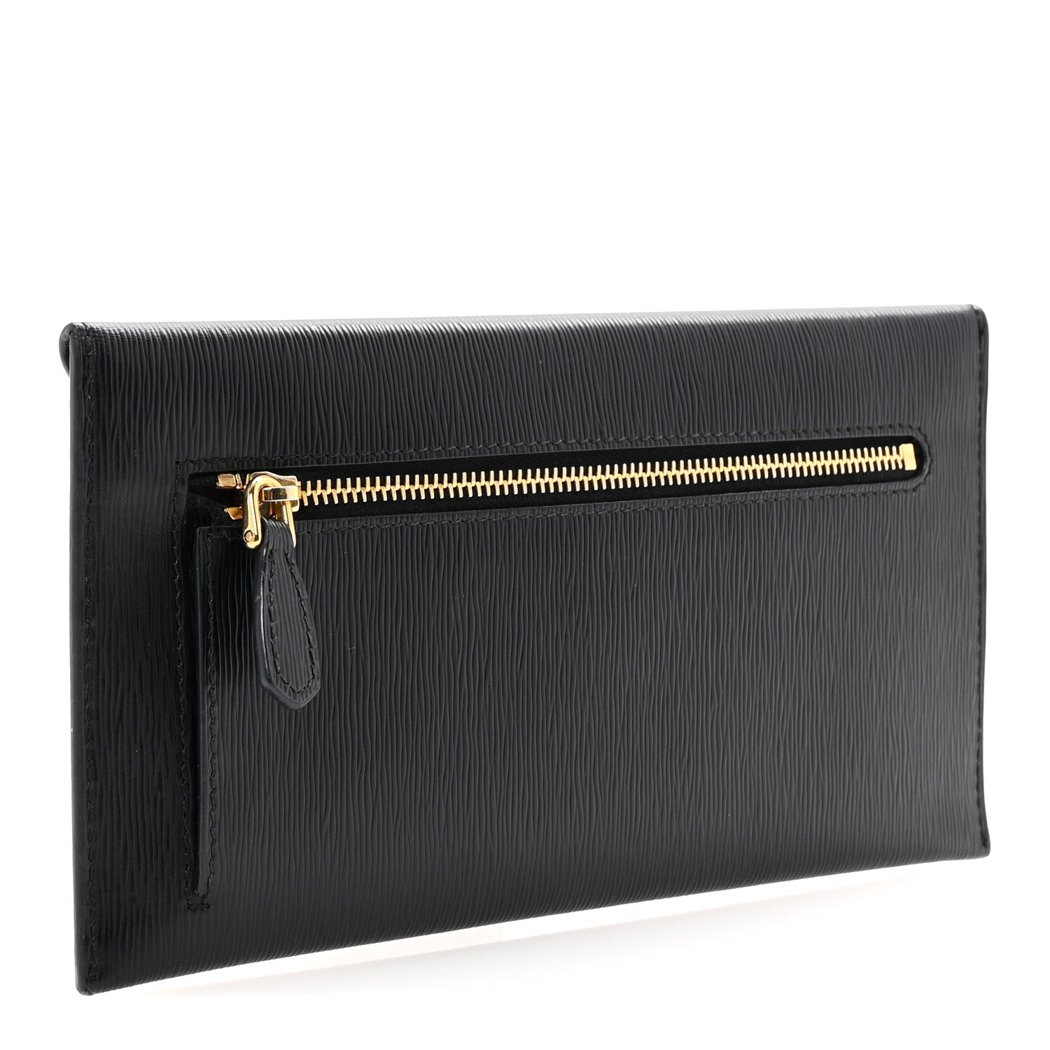 Prada Vitello Move Envelope Wallet Black 3 of 7