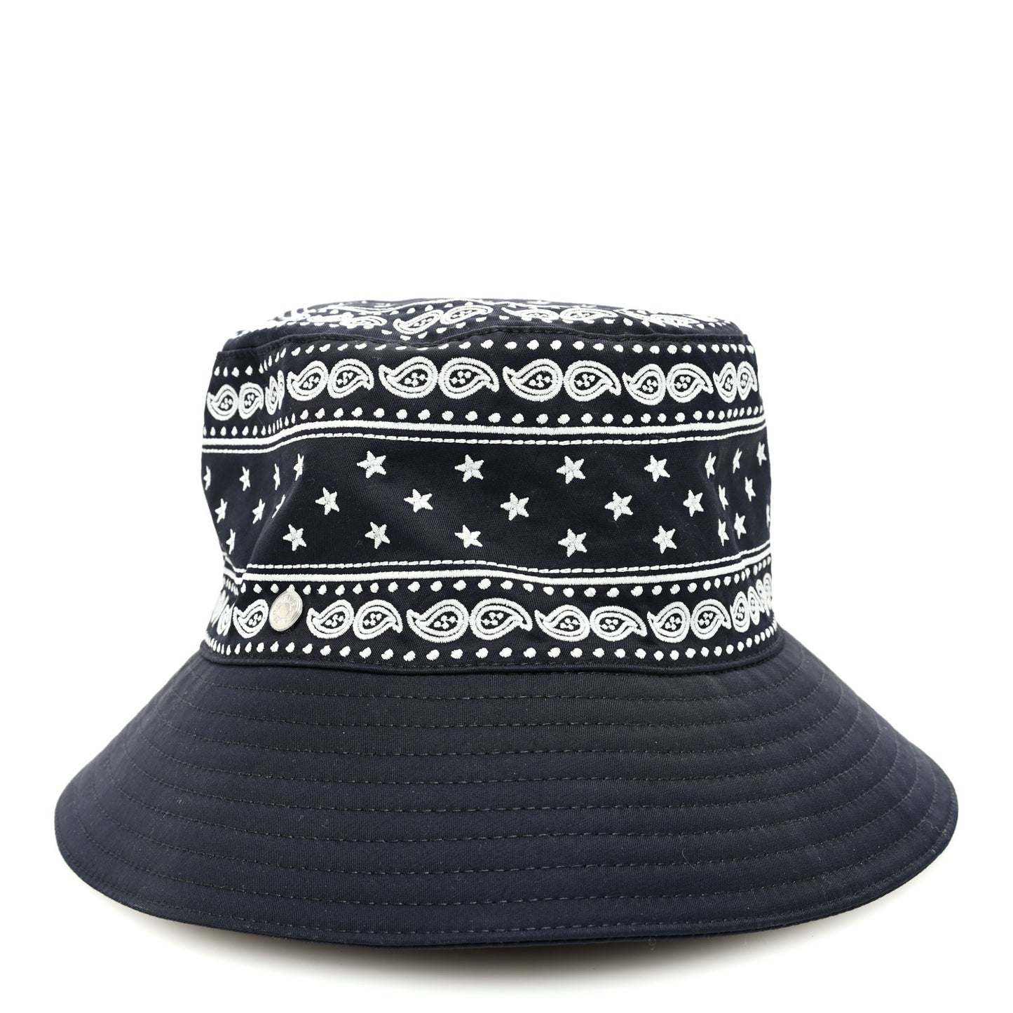 Technical Gabardine Balade Bandana Bucket Hat 57 Marine