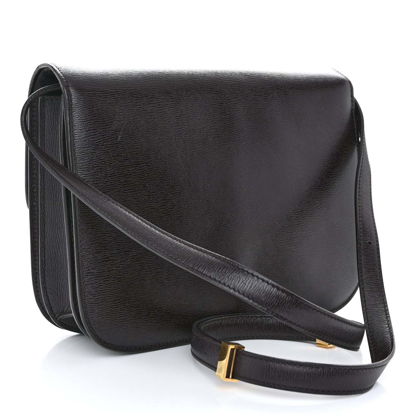 Liege Calfskin Medium Classic Box Flap Bag Chestnut