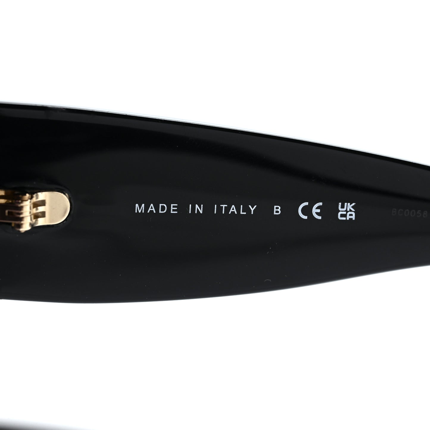 Acetate Rectangle Sunglasses 5435 Black