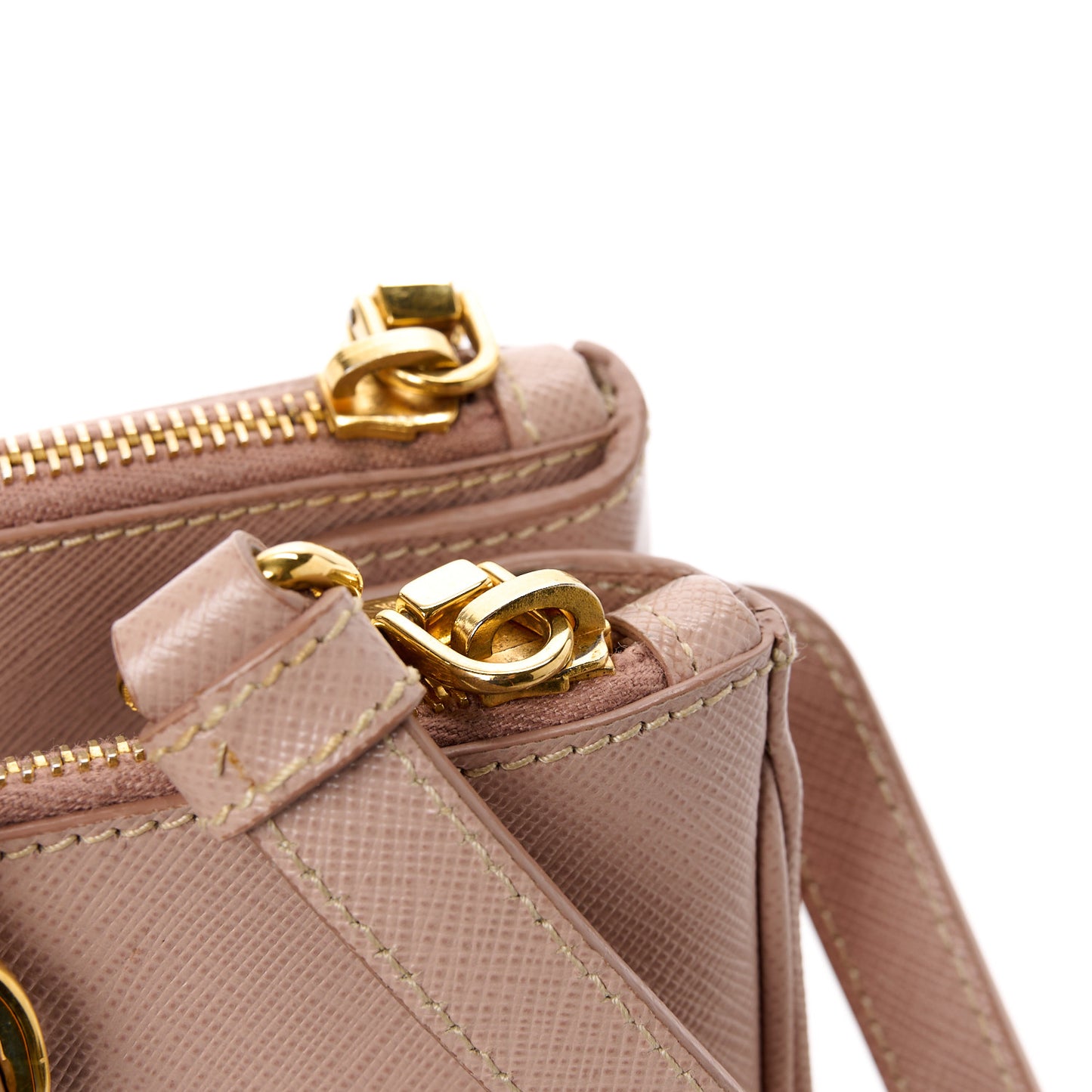 Saffiano Small Galleria Double Zip Tote Cammeo