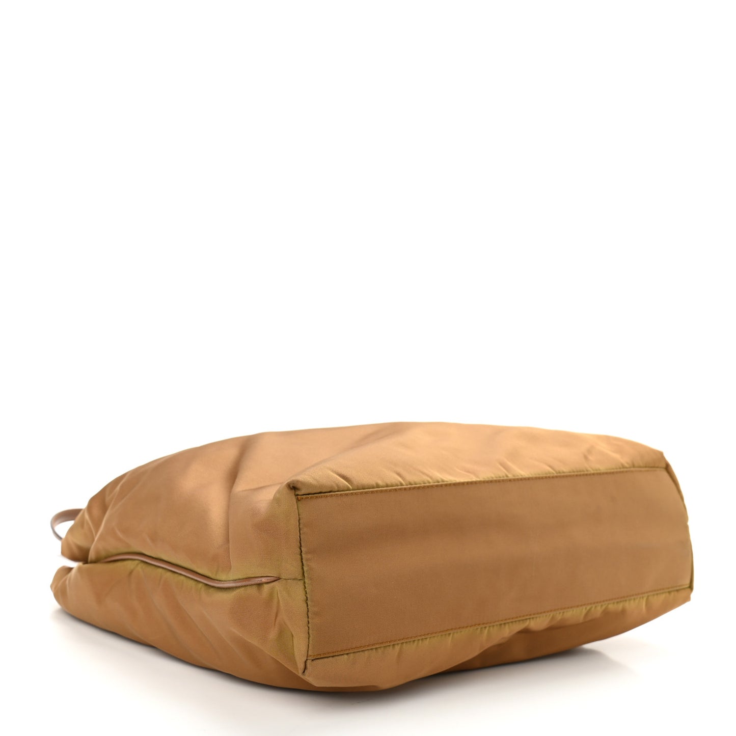 Tessuto Nylon Saffiano Tote Brown