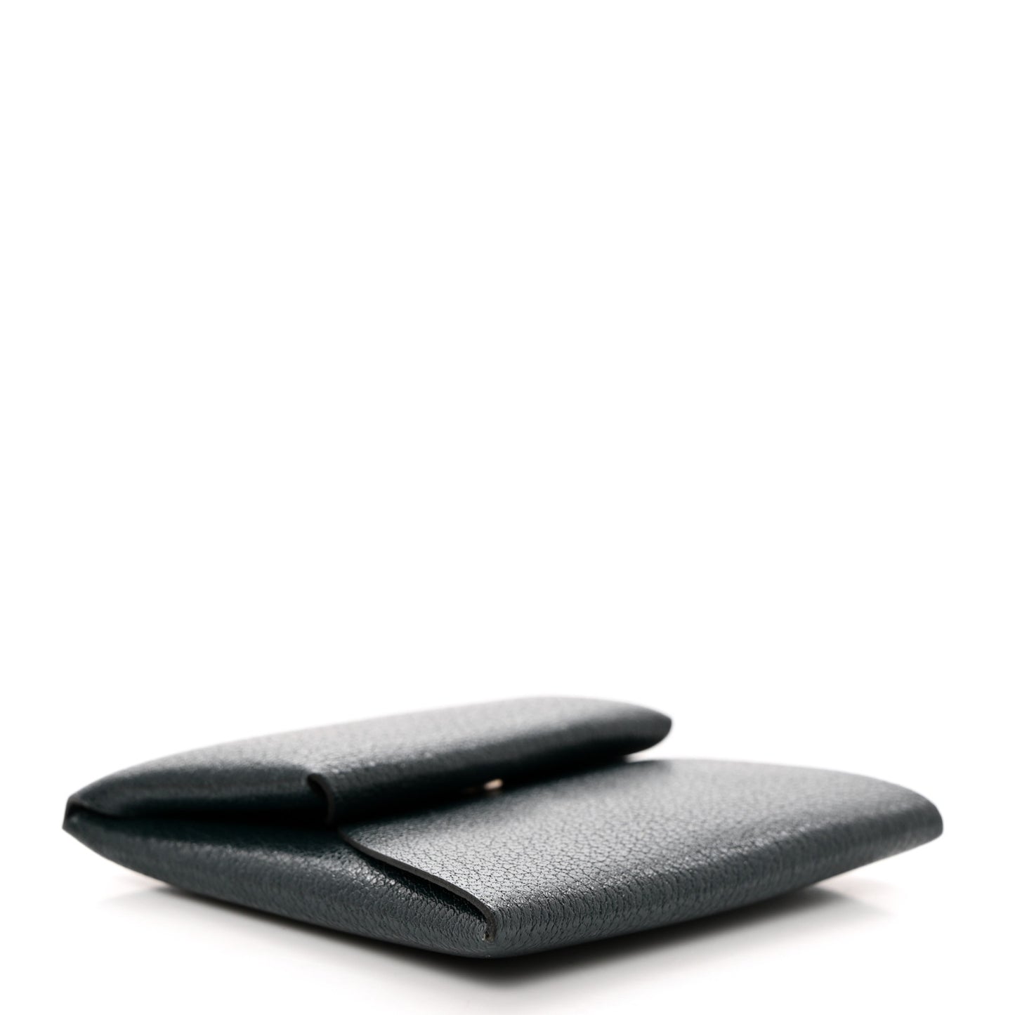 Chevre Mysore Bastia Coin Purse Vert Cypress