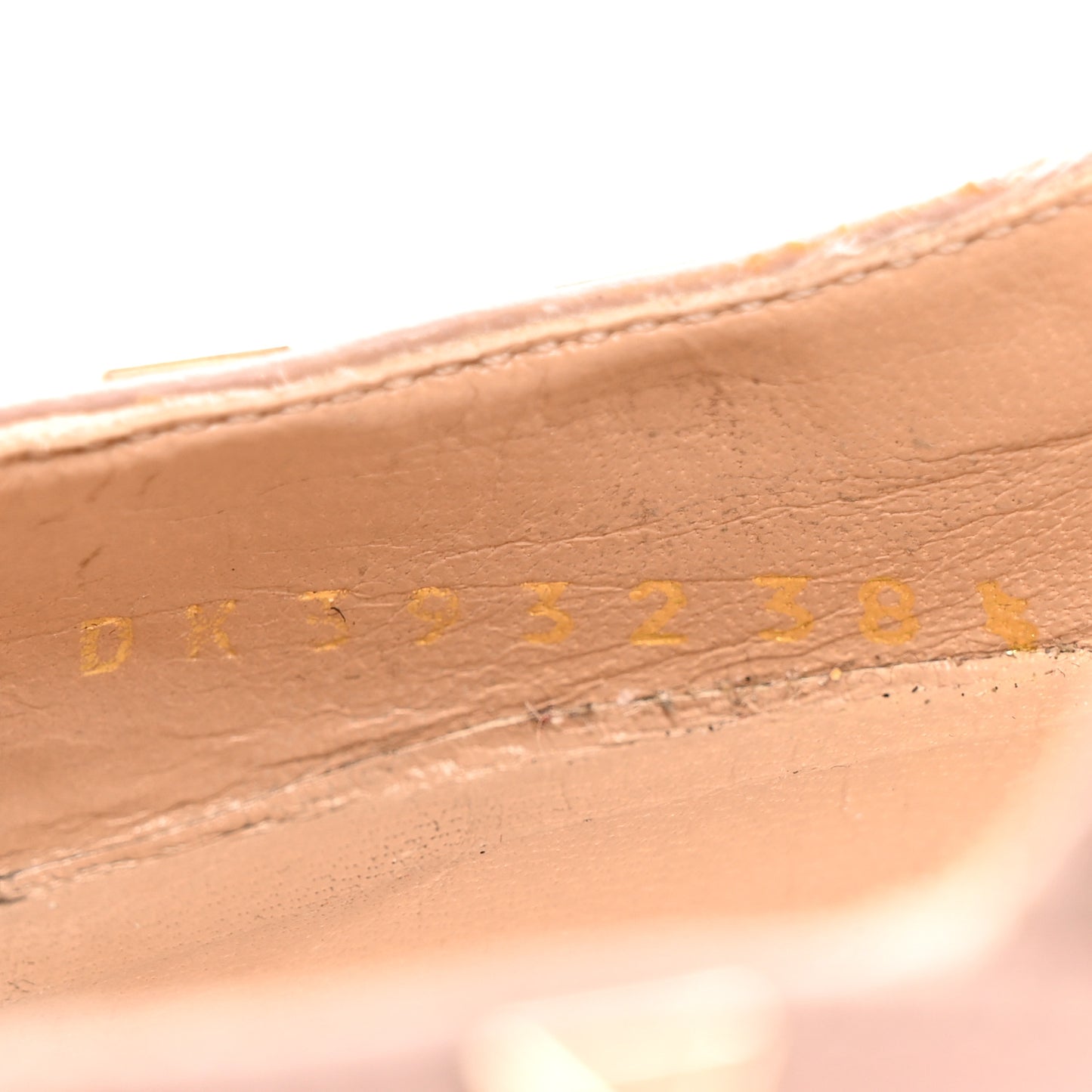 Patent Nappa Rockstud Ankle Strap 100mm Pumps 38.5 Poudre