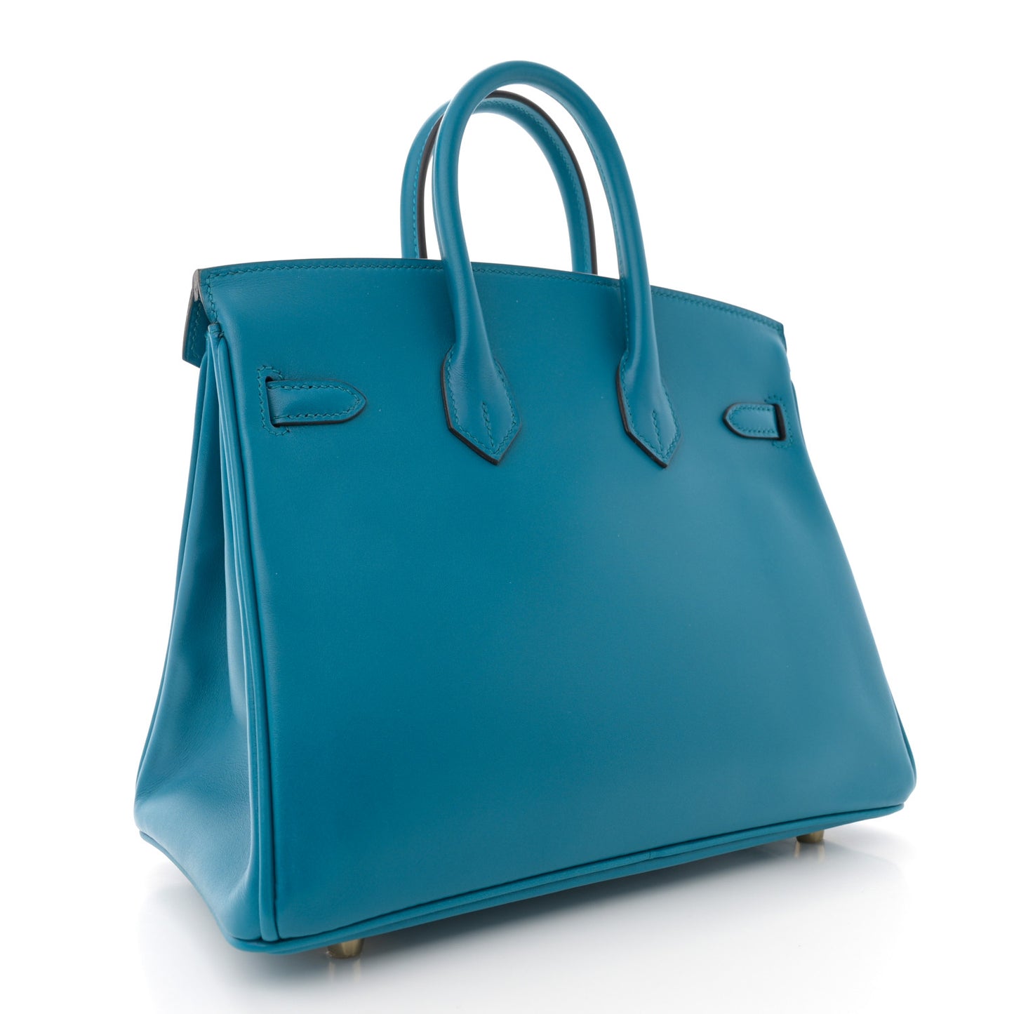 Tadelakt Birkin 25 Bleu Izmir