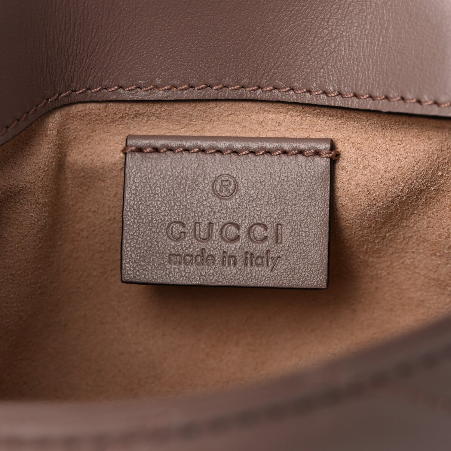 Gucci Calfskin Matelasse Super Mini GG Marmont Shoulder Bag Porcelain Rose 6 of 10