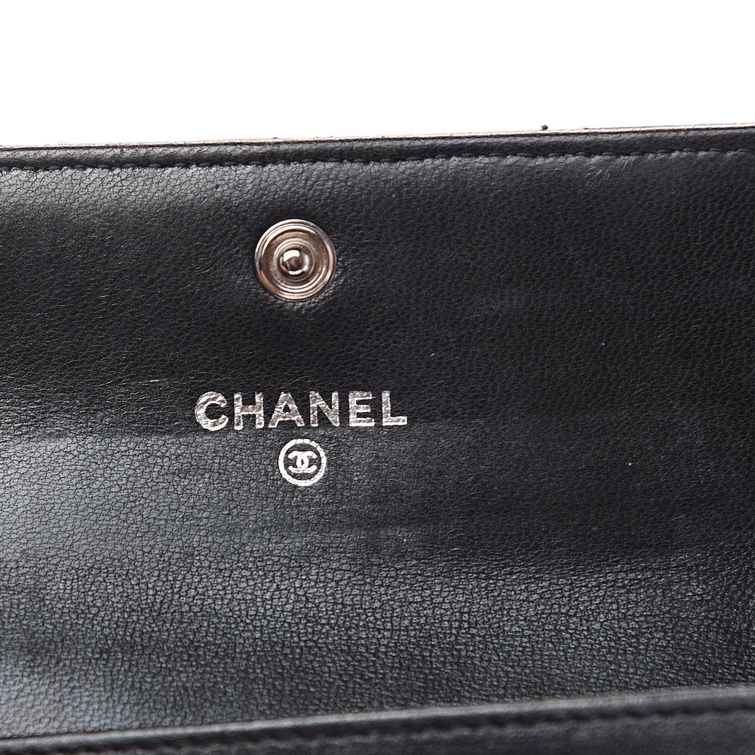 Chanel Lambskin Quilted Flap Card Holder Black 5 of 9