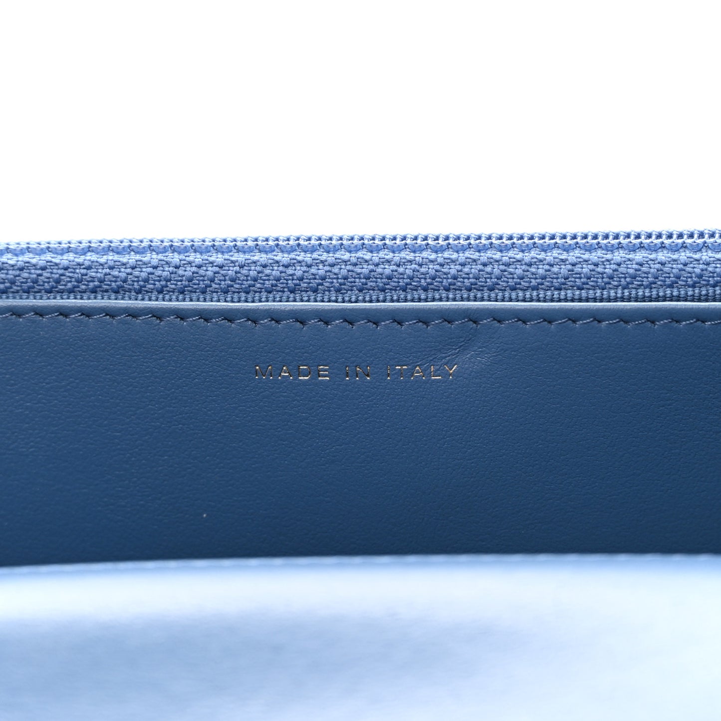 Denim Quilted Chanel 19 Wallet On Chain WOC Blue