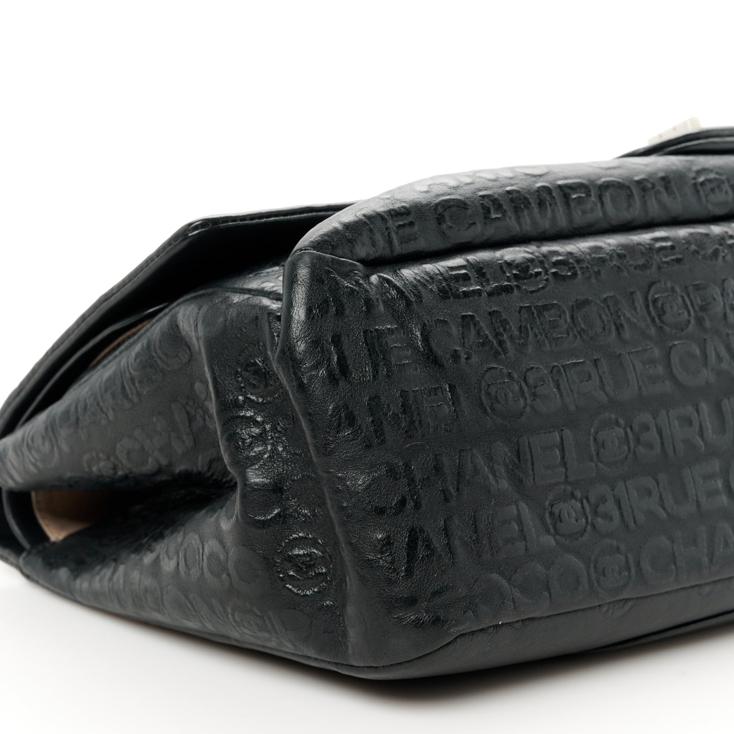Calfskin Unlimited Jumbo Double Flap Black