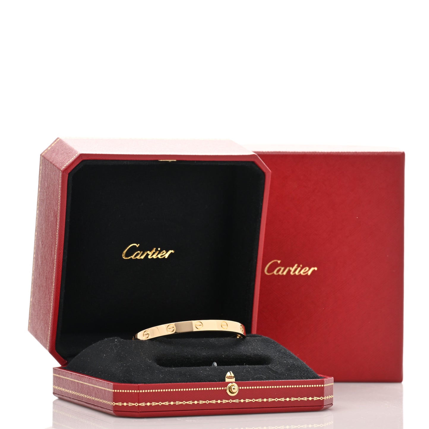 18K Yellow Gold LOVE Bracelet 17
