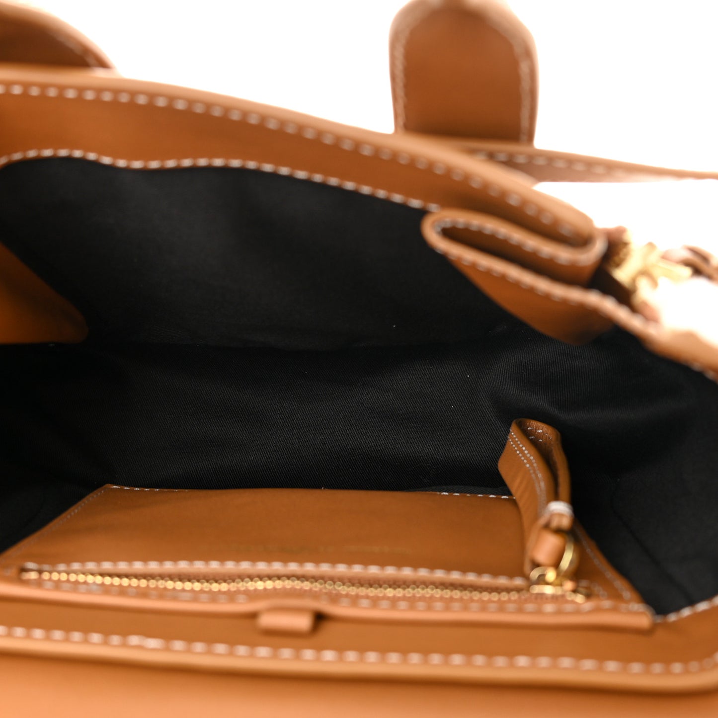 Calfskin Shearling Mini Pashli Satchel Brown