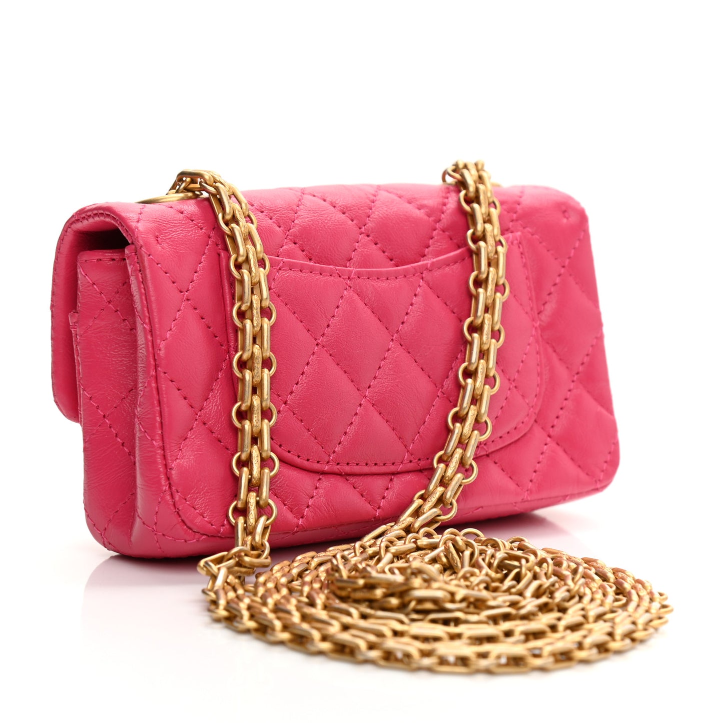 Lambskin Calfskin Tweed Success Story Set of 4 Minis Bags Pink Red