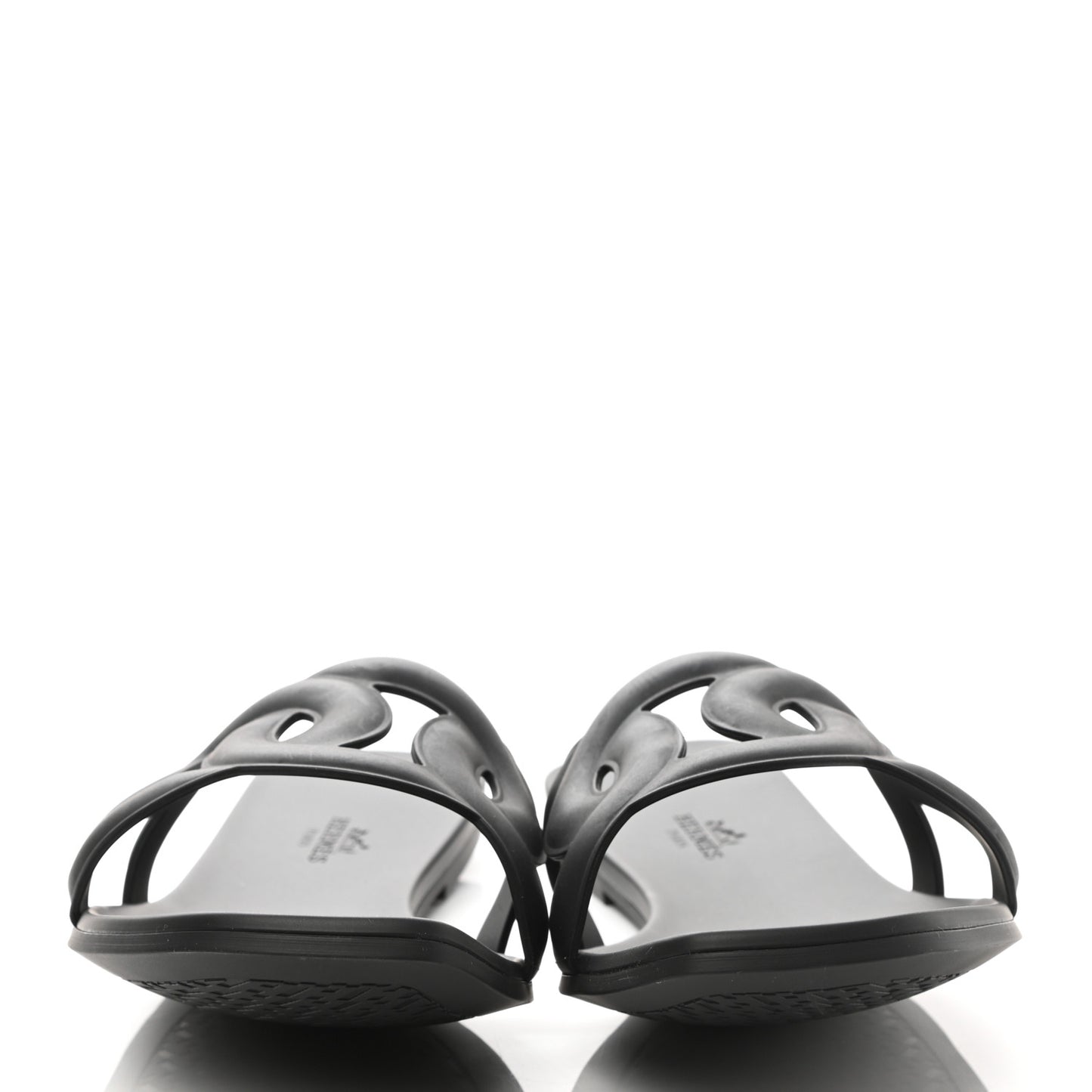 Rubber Aloha Sandals 41 Black