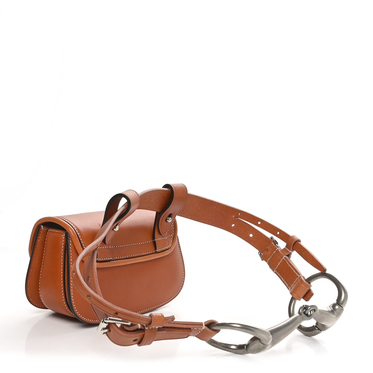 Calfskin Bamboo Mini 1947 Belt Bag 75 30 Brown