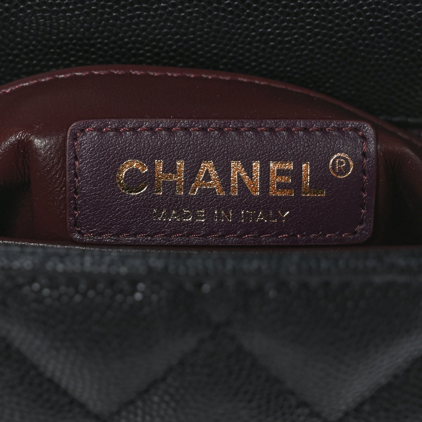 Caviar Quilted Extra Mini Coco Handle Flap Black