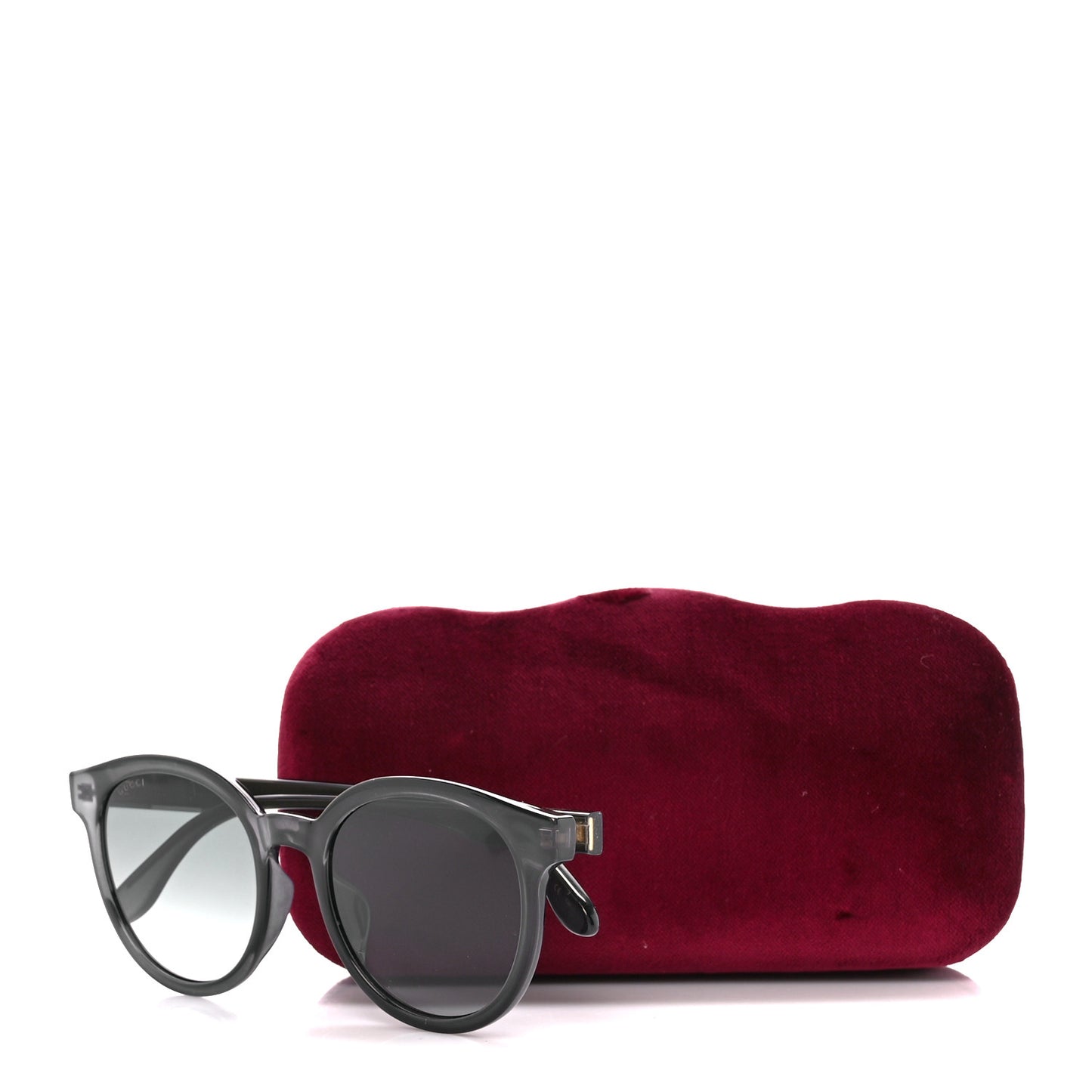 Acetate Round Sunglasses GG0794S Black