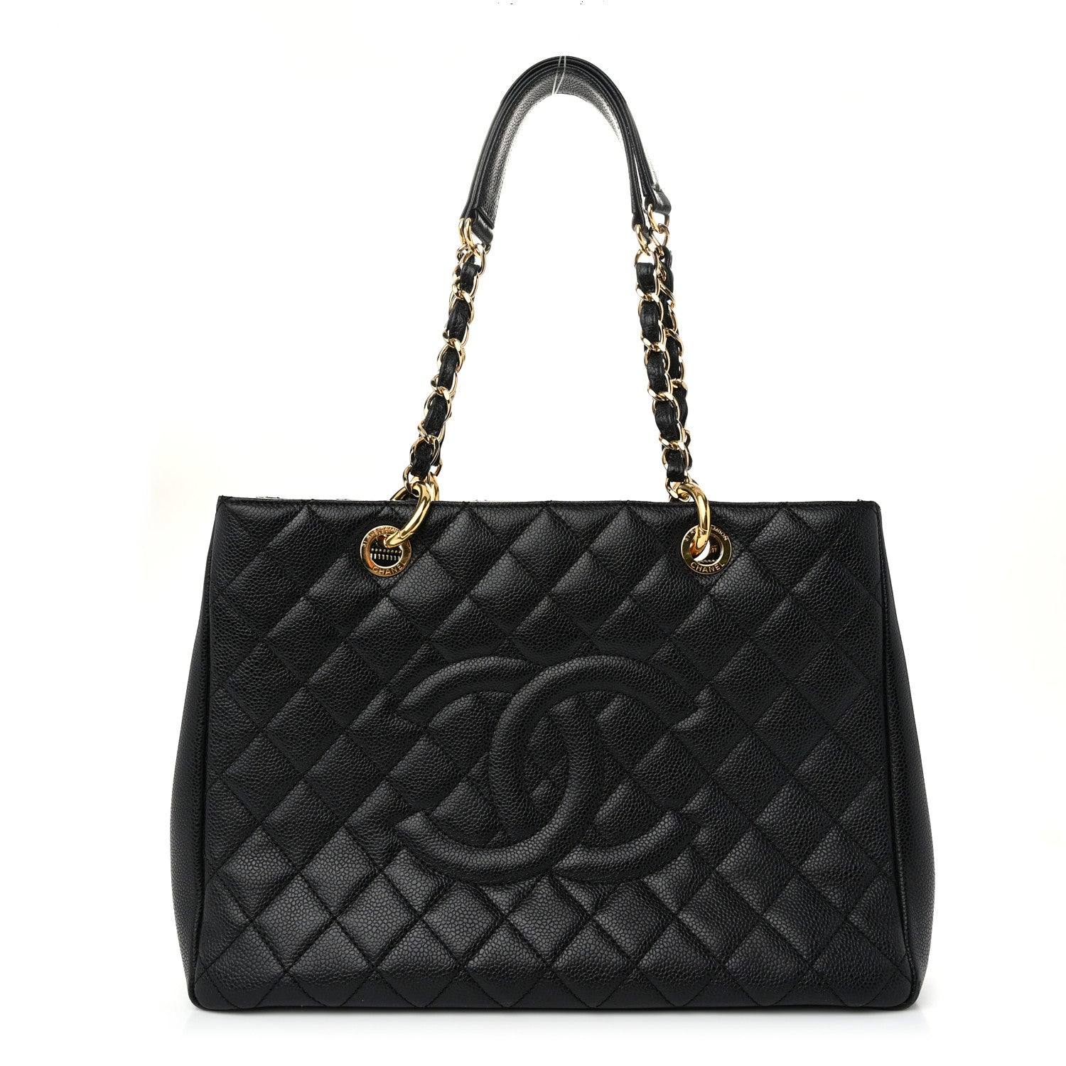 Chanel Caviar Quilted Grand Shopping Tote GST Black 1 of 11
