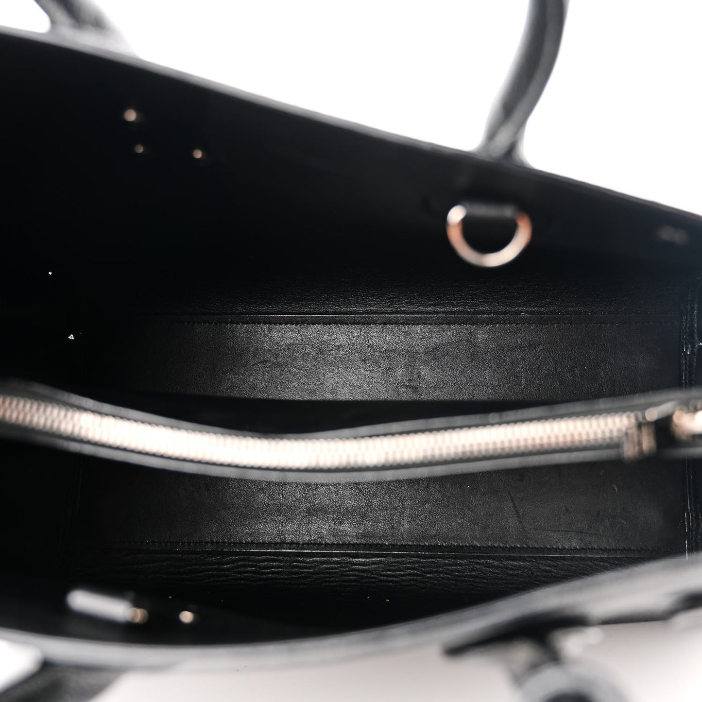 Calfskin Small Sac De Jour Black