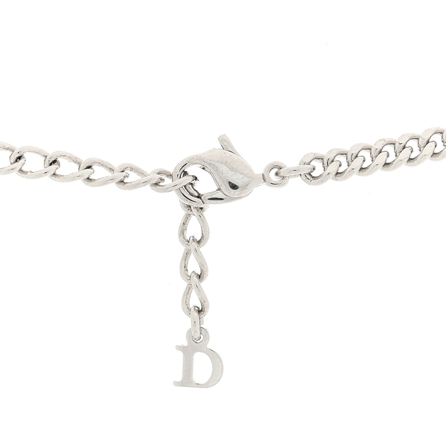 Crystal Star Choker Necklace Silver