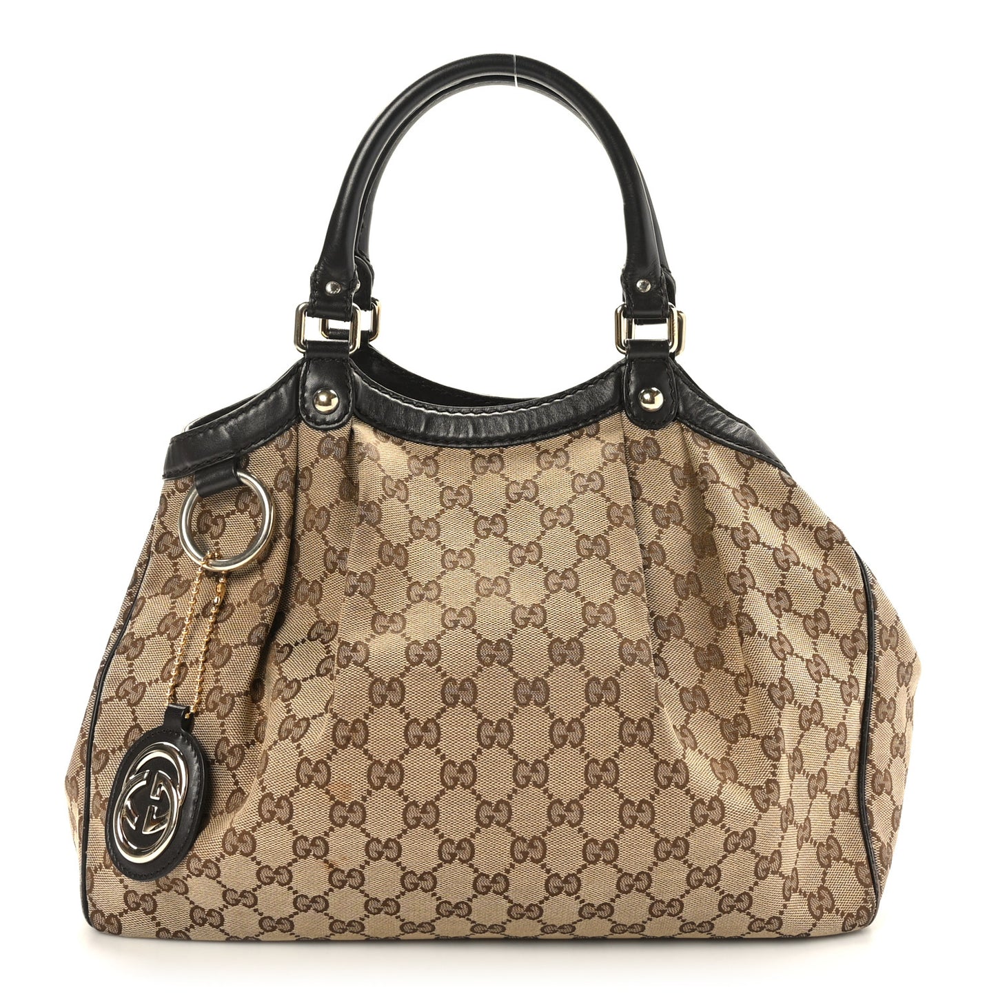 Monogram Medium Sukey Tote Dark Brown