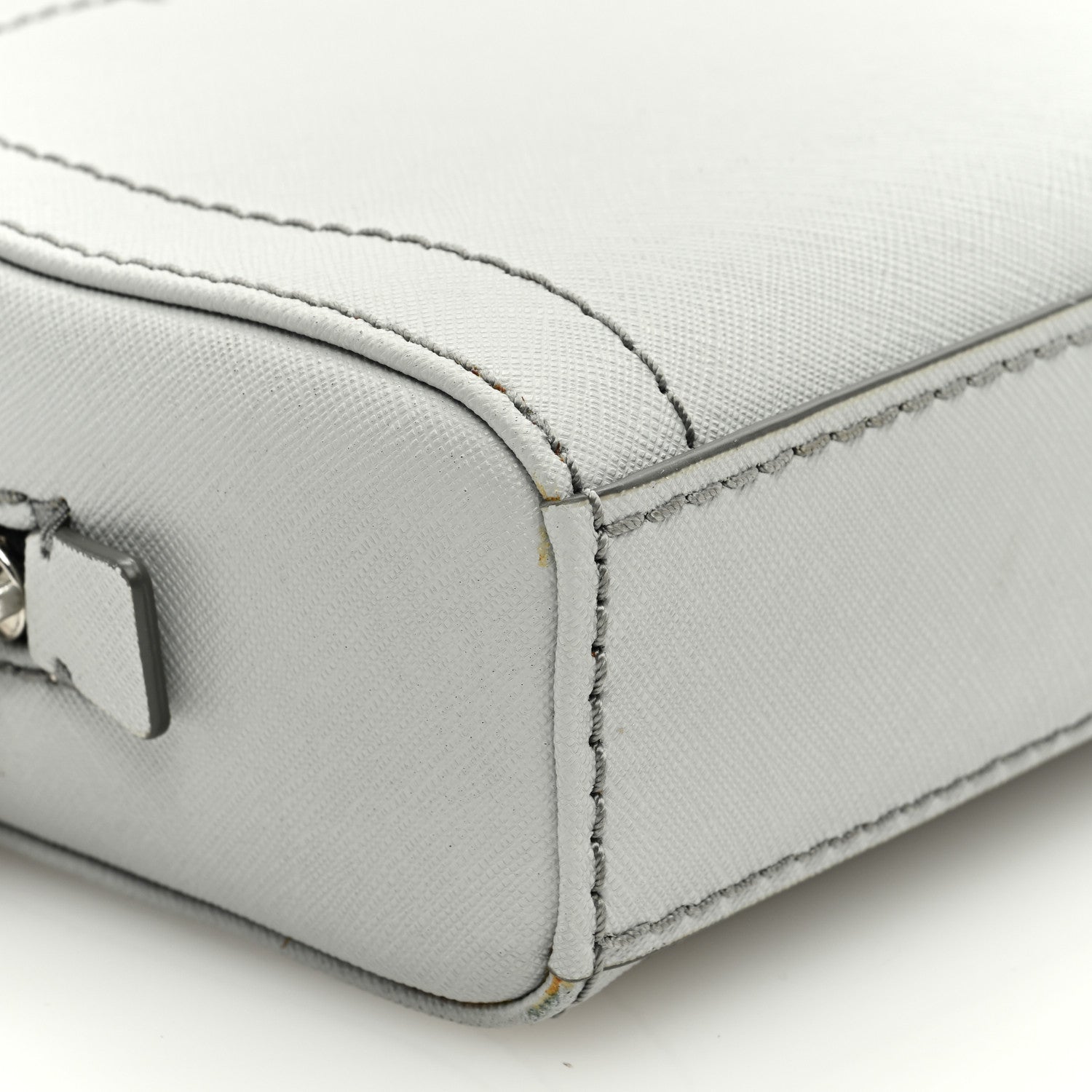 Marc Jacobs Saffiano Playback Boxed Dome Crossbody Grey 8 of 10