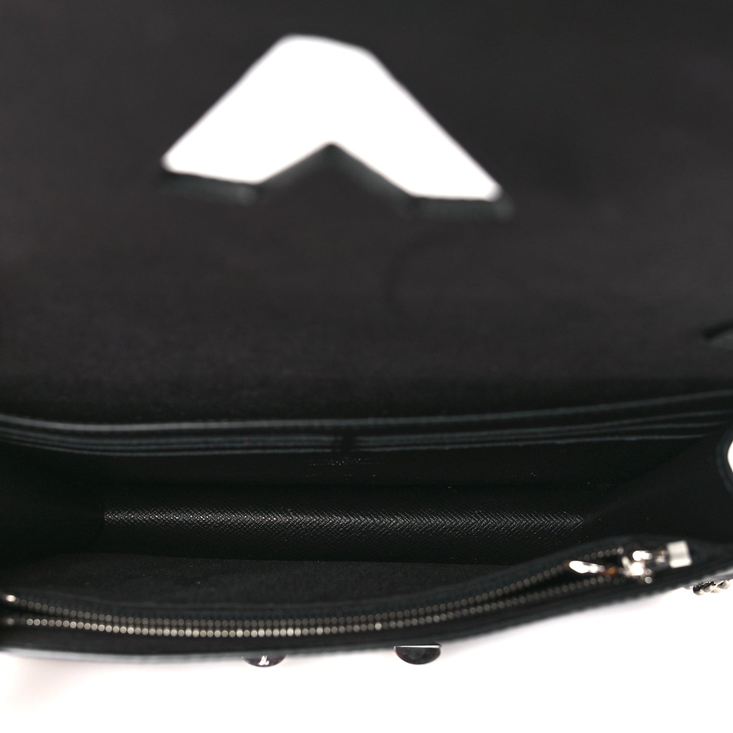 Epi Twist Belt Chain Wallet Black