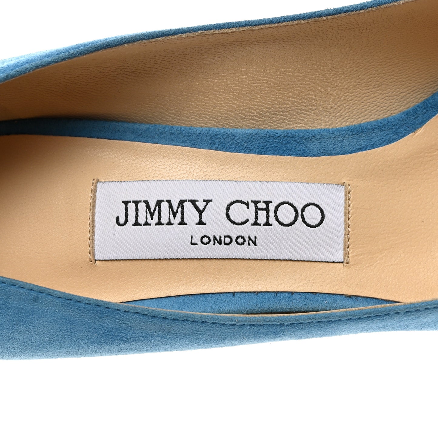 JIMMY CHOO Suede Romy 100 Pumps 36.5 Robot Blue