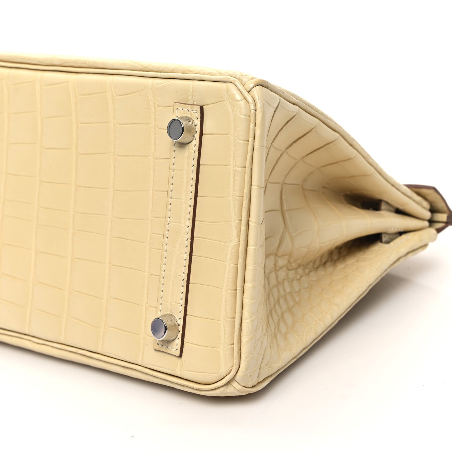 Matte Alligator Birkin 25 Vanille