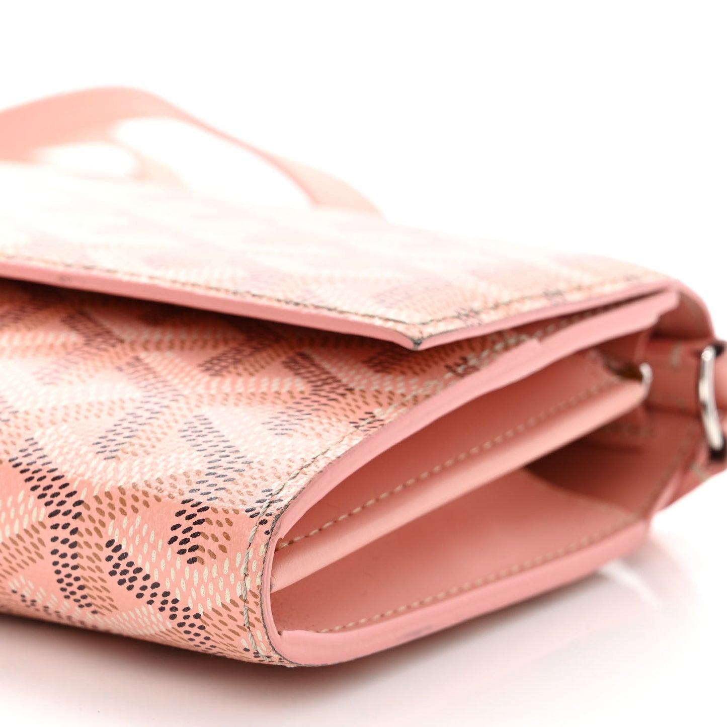 Goyardine Varenne Continental Wallet Pink