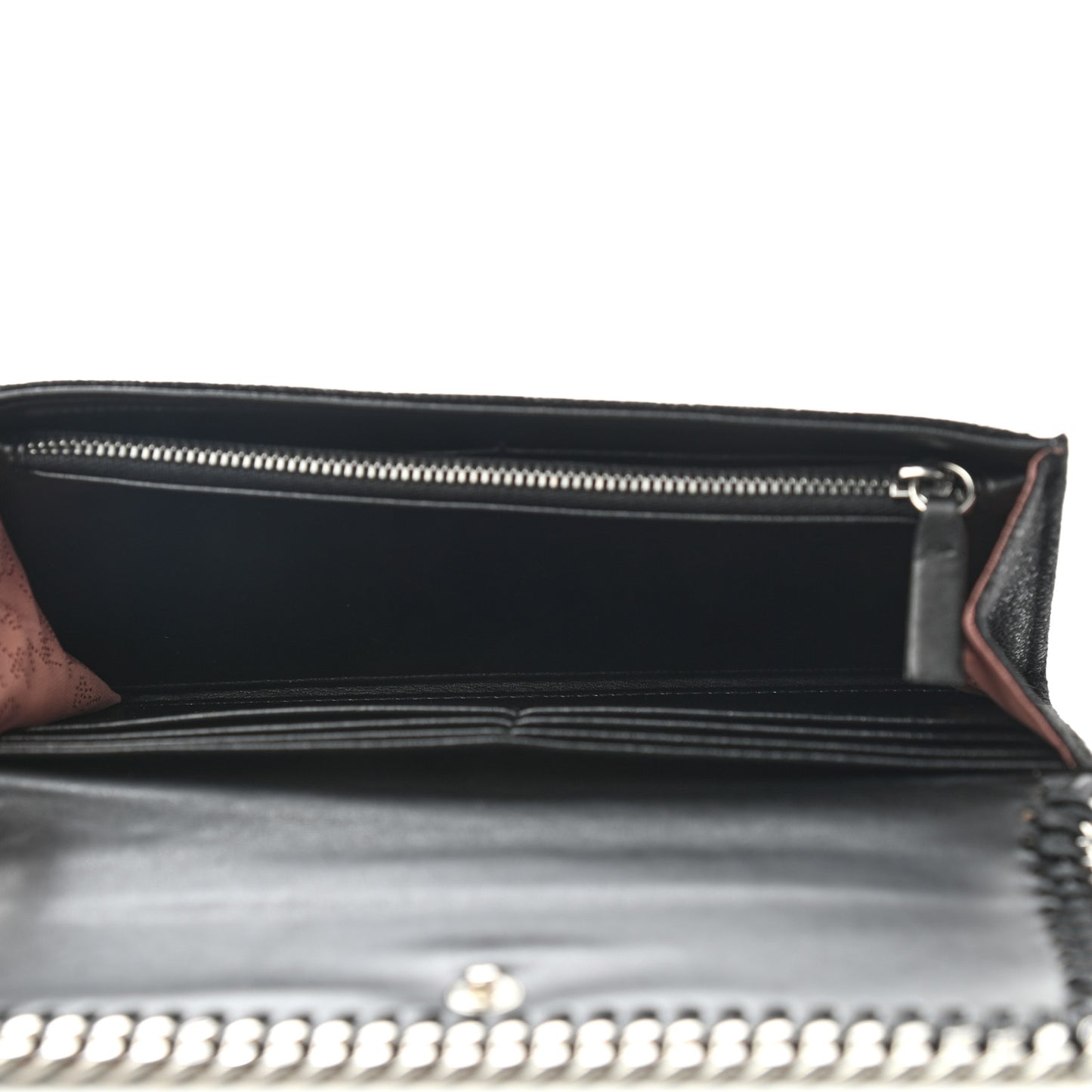 Shaggy Deer Falabella Flap Wallet Black