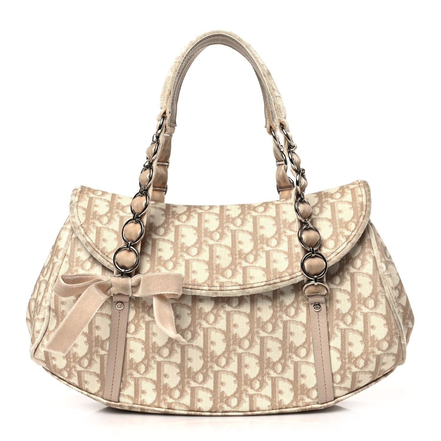 Christian Dior Monogram Romantique Trotter Bag Rose 1 of 12
