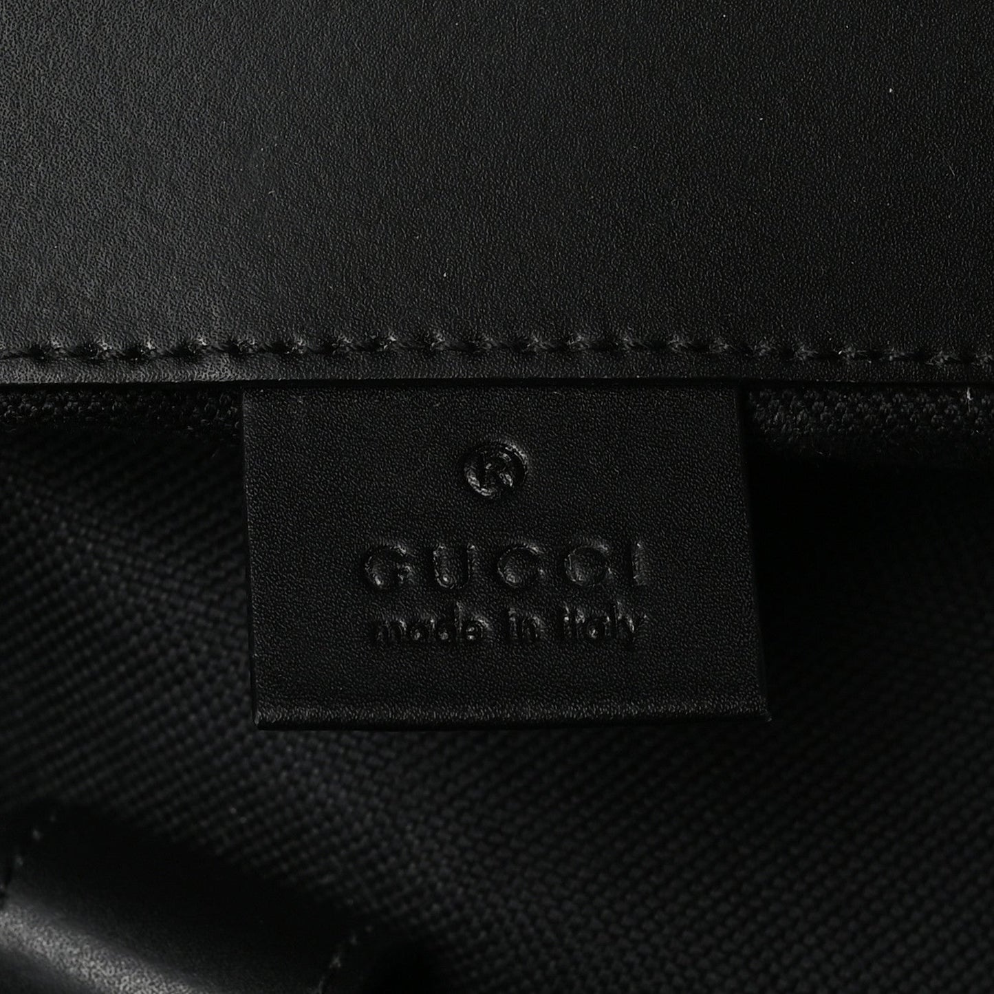 Soft GG Supreme Monogram Calfskin Web Double Buckle Backpack Black