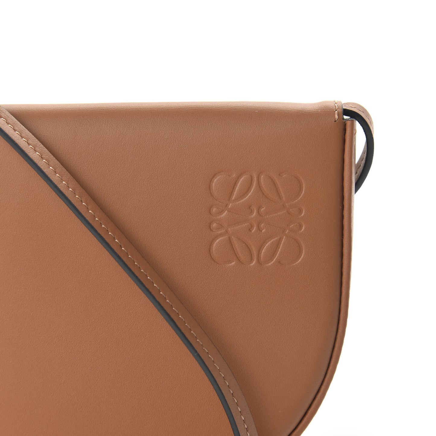 Soft Calfskin Small Heel Bag Tan