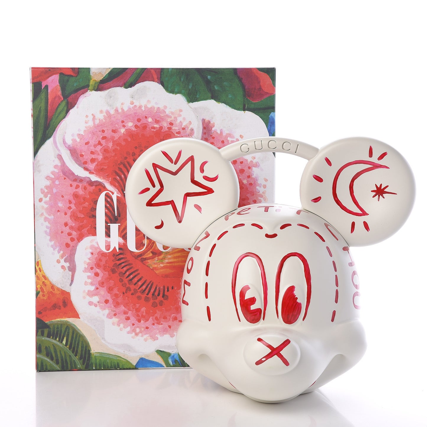 X DISNEY Plastic Mickey Mouse Top Handle Bag White