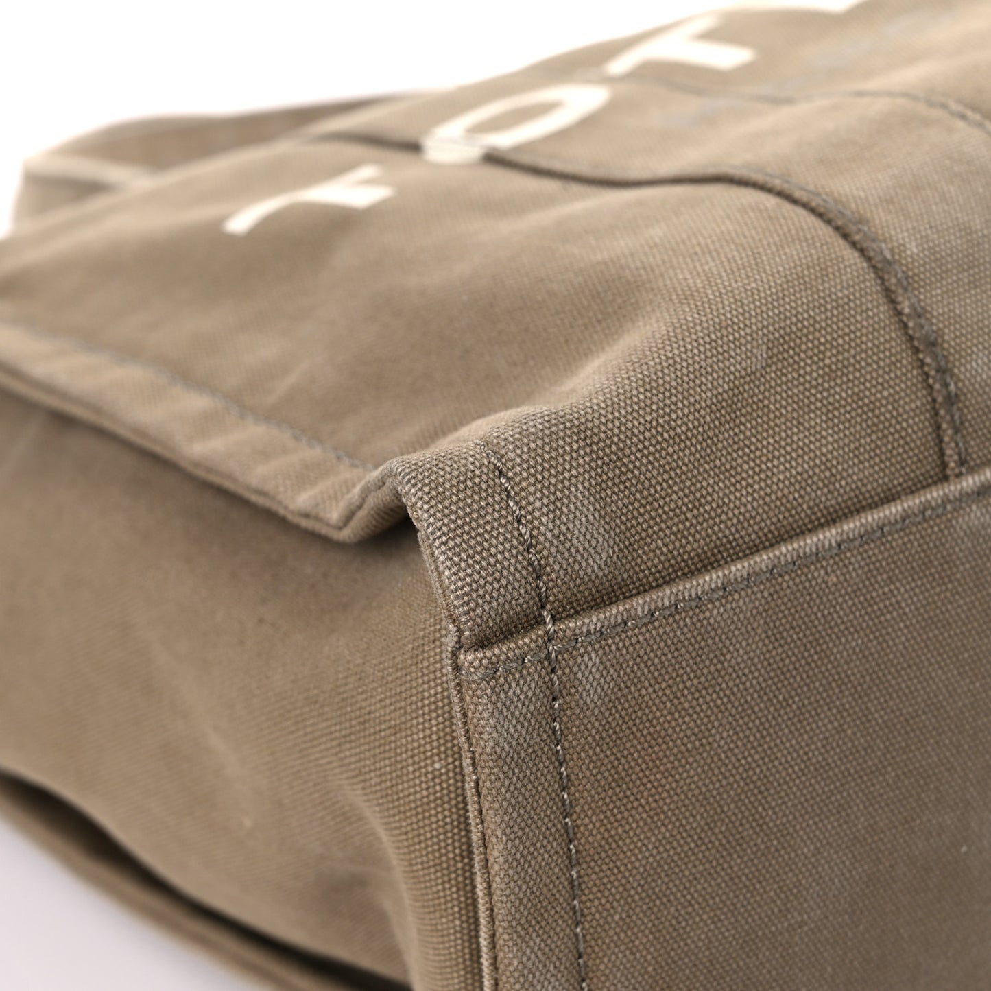 Canvas Large Summer Tote Bag Slate Green