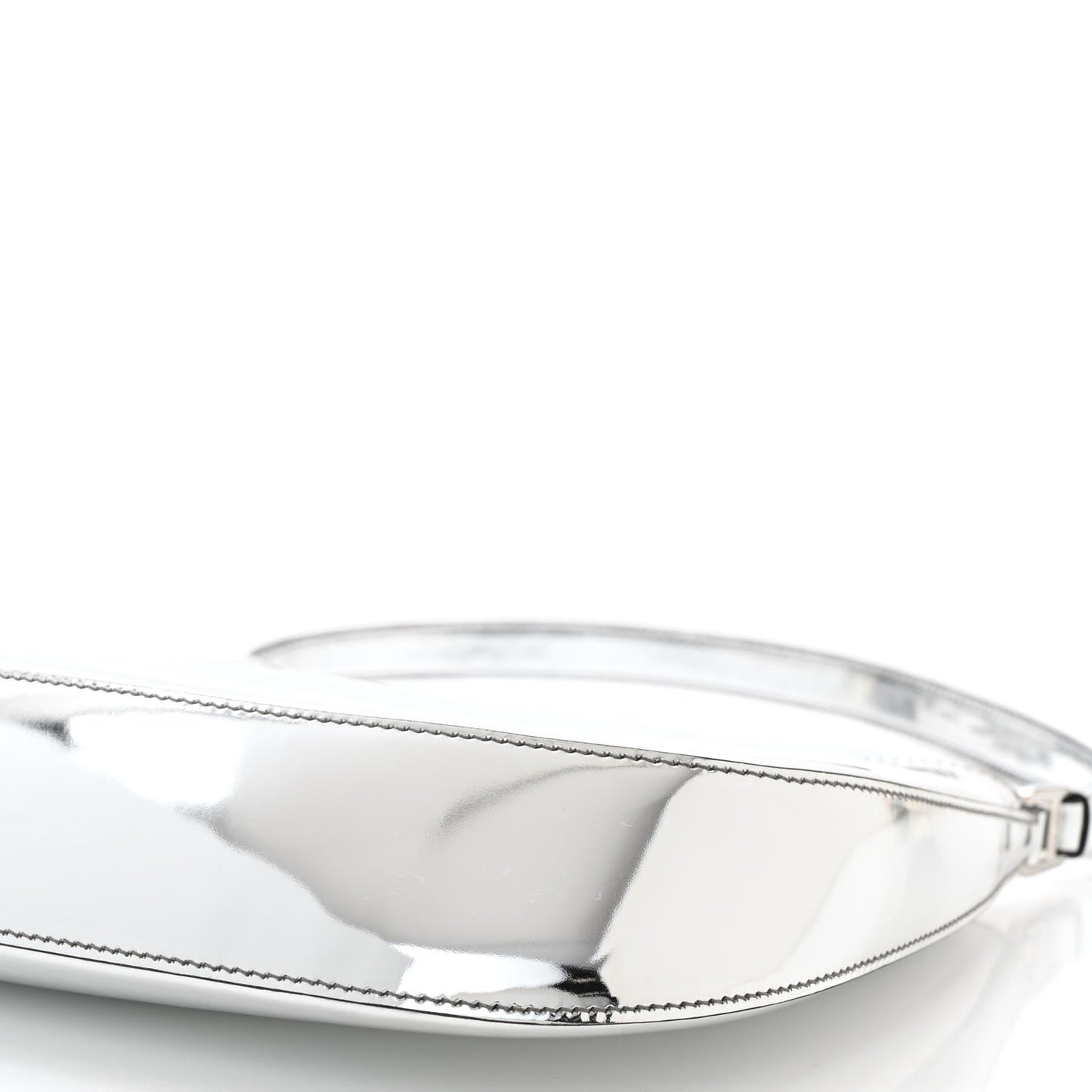 Spazzolato Cleo Shoulder Bag Argento